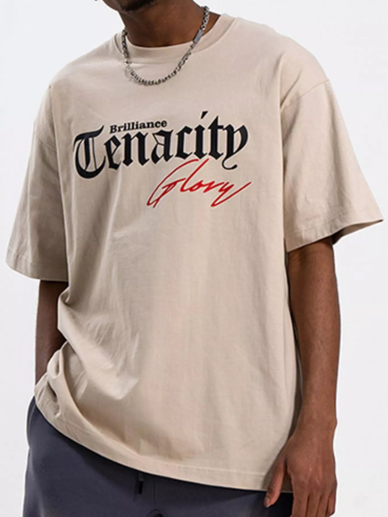 Men's Round Neck Short Sleeve T-Shirt - cas7m