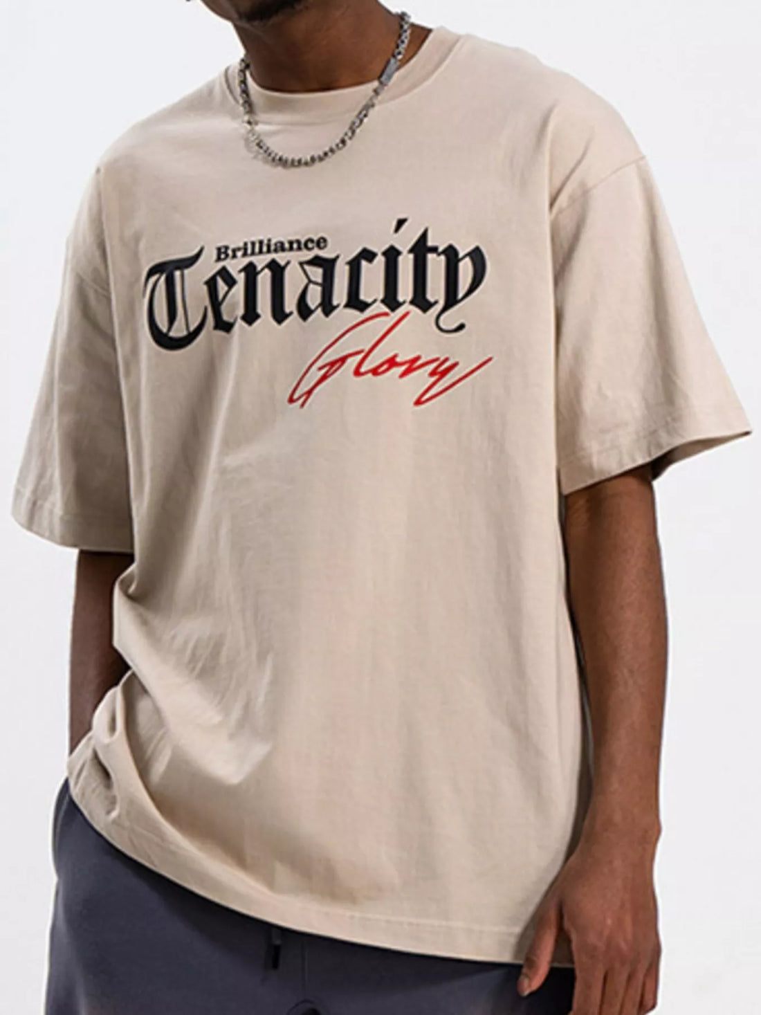 Men's Round Neck Short Sleeve T-Shirt - cas7m