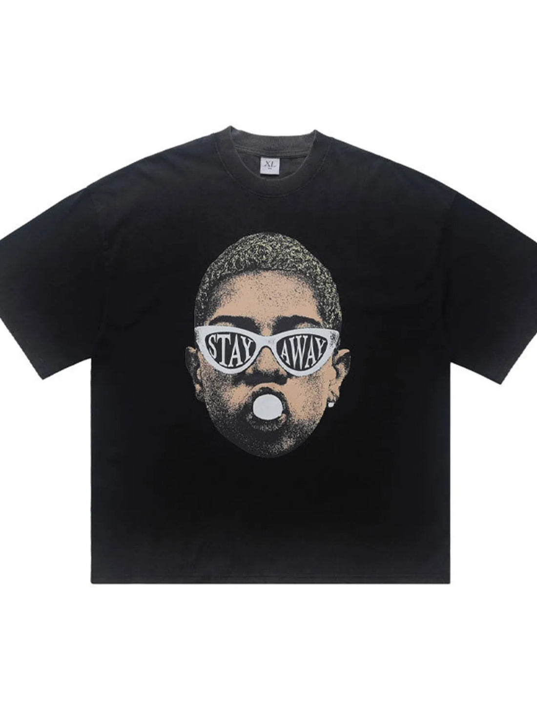 Men's Graphic Short Sleeve Oversized T-Shirt - cas7m