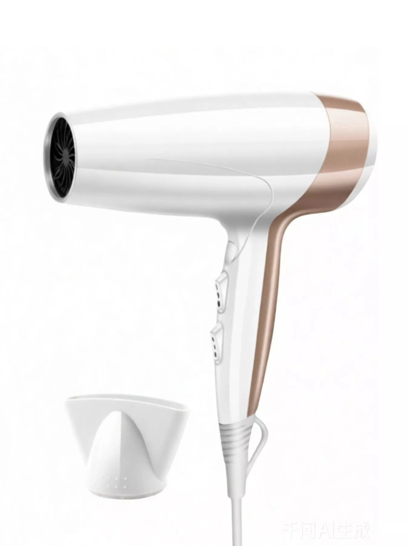 Salon-Quality High Power Hair Dryer with Ionic Frizz Control - cas7m