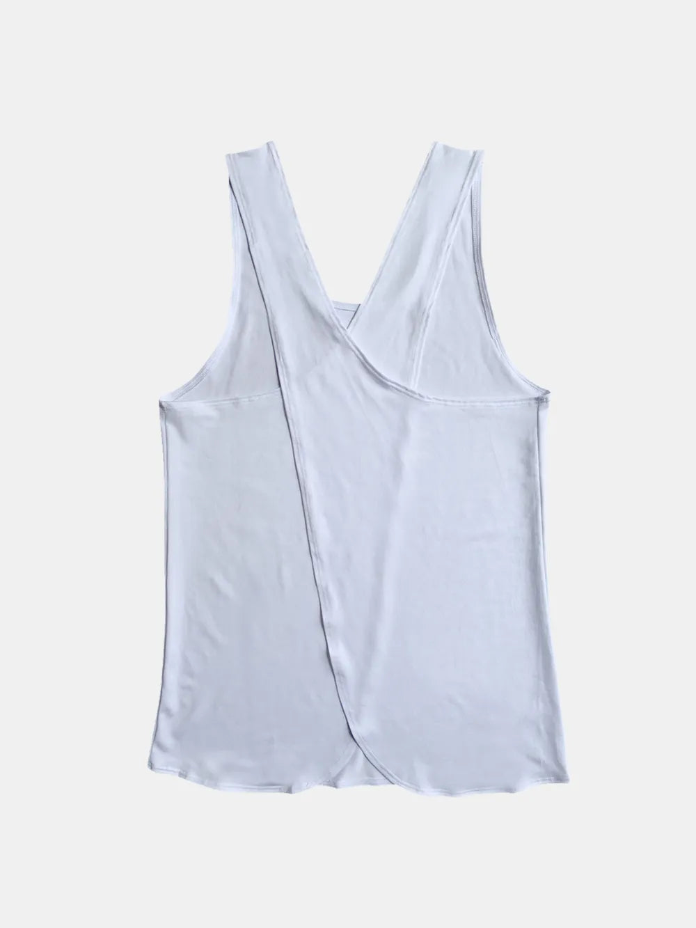 Crisscross Scoop Neck Active Tank - cas7m