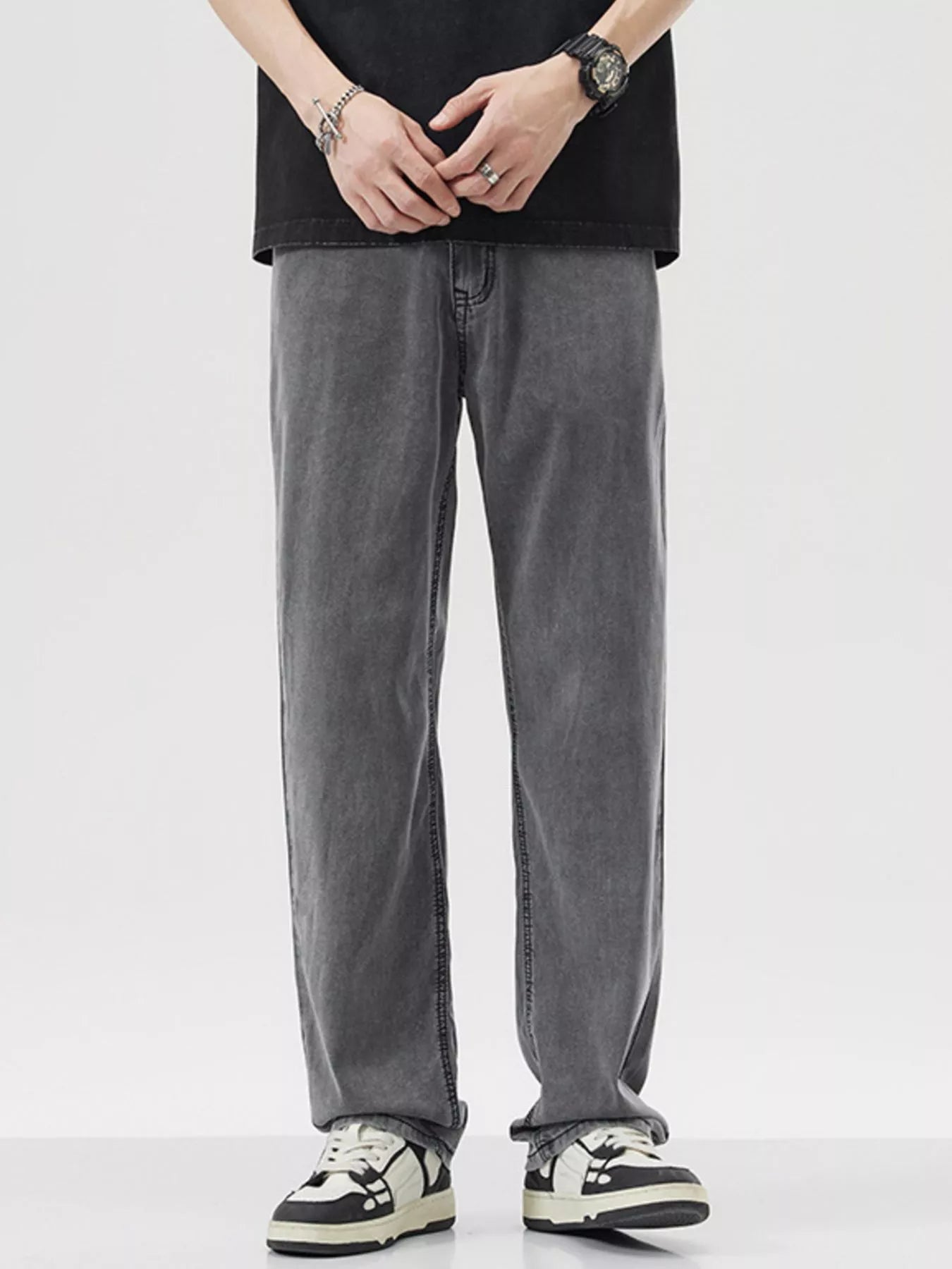Men's Wide Leg Jeans - cas7m