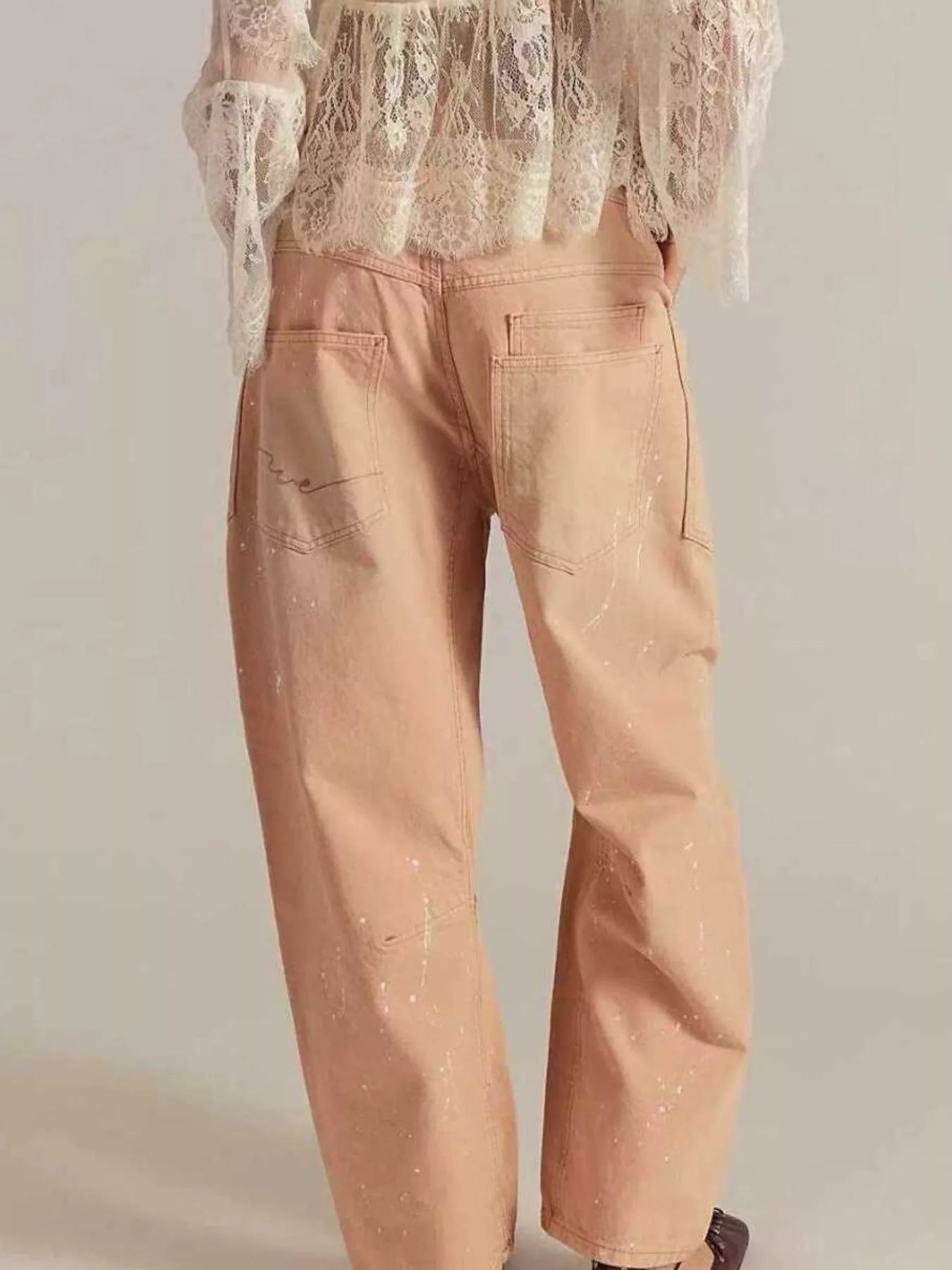 Washed Relaxed Fit Jeans - cas7m