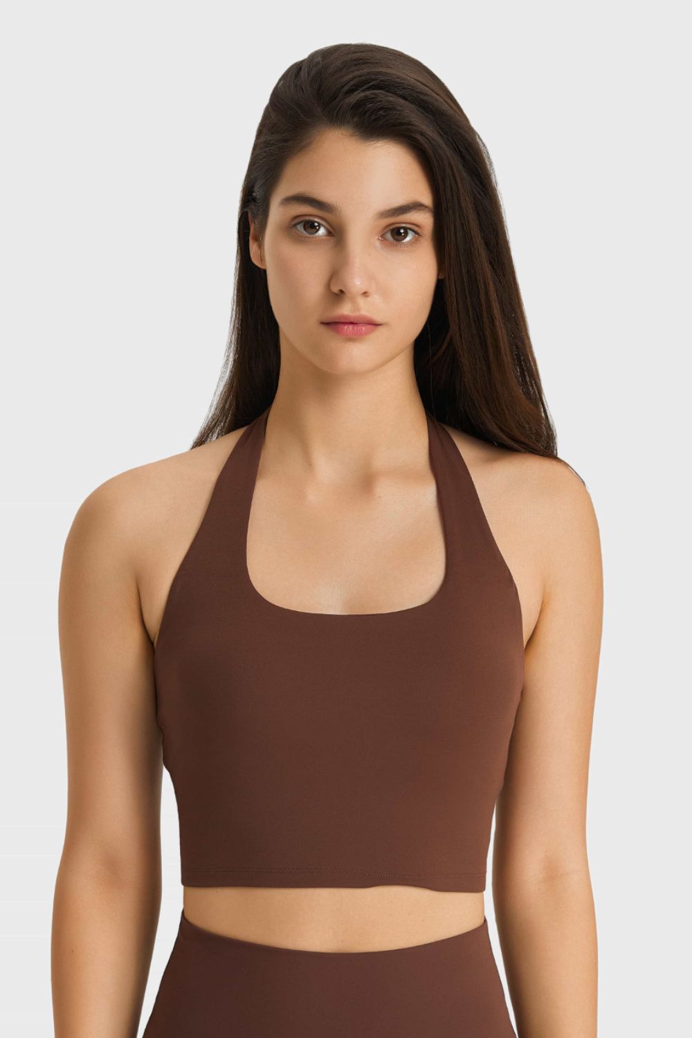 Millennia Breathable Halter Neck Sports Bra - cas7m