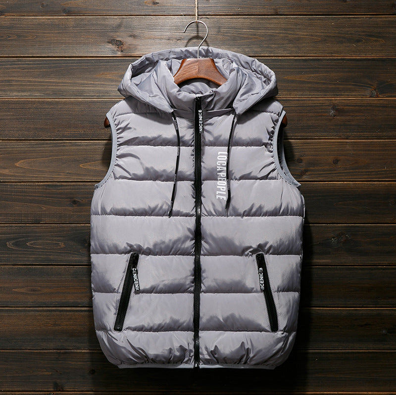 Men's Vest Men's Thickened Cotton Vest - cas7m
