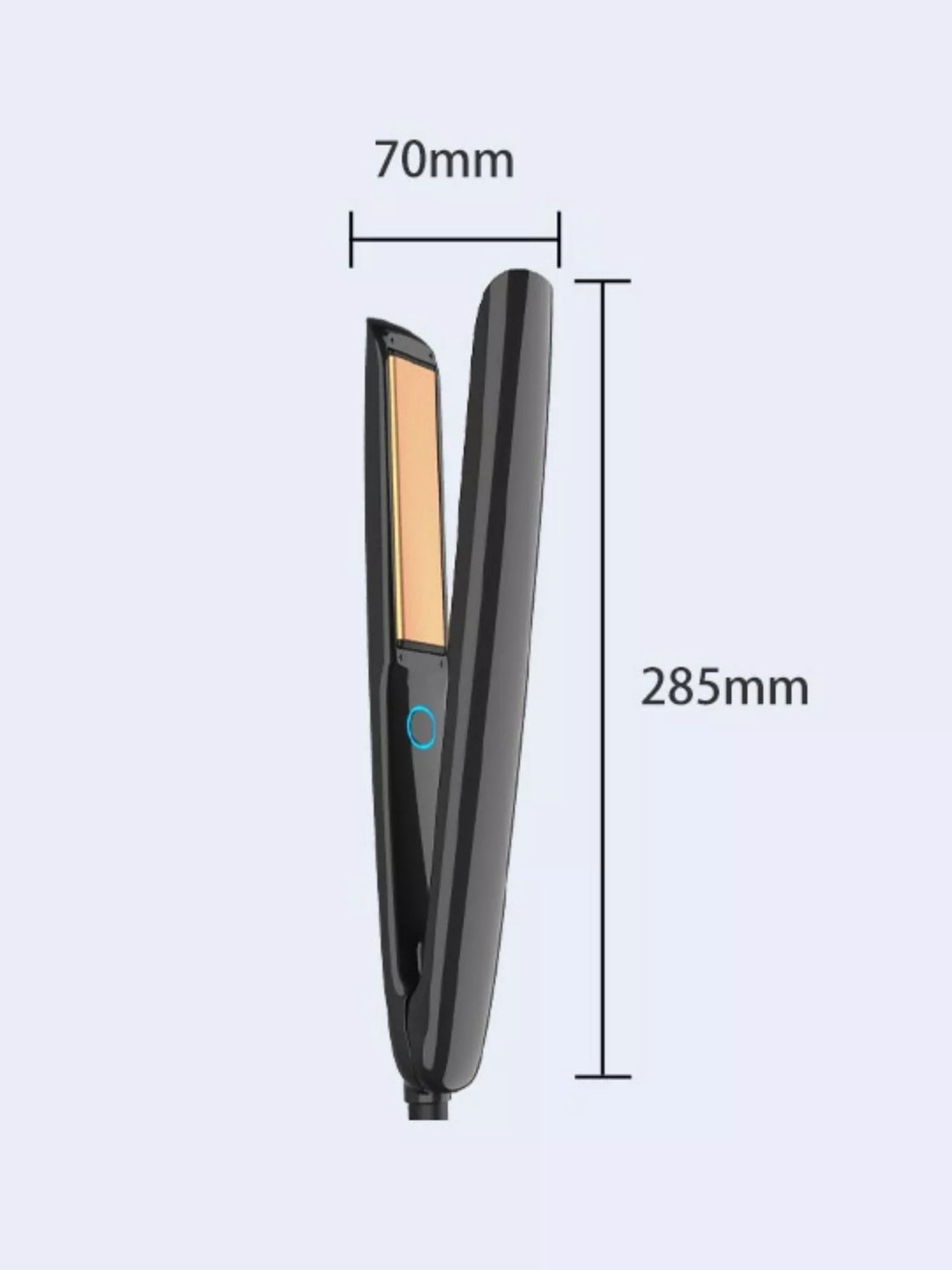 RapidHeat Pro Salon-Quality Hair Straightener – Safe & Chic Styling - cas7m