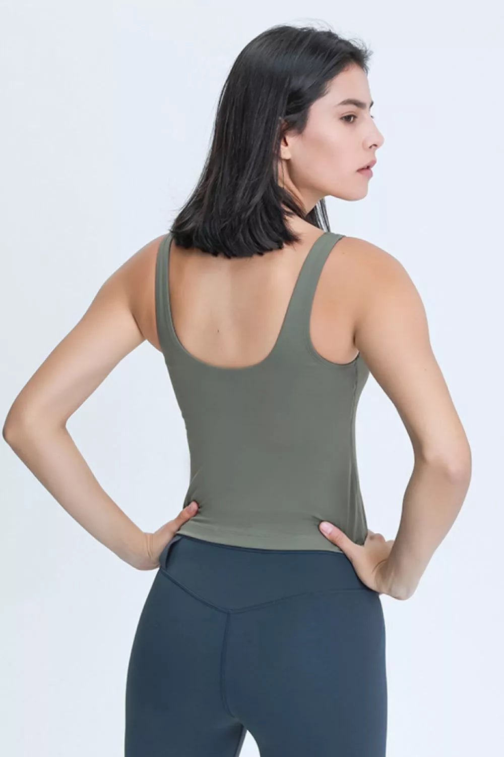 Millennia V Neck Active Tank - cas7m
