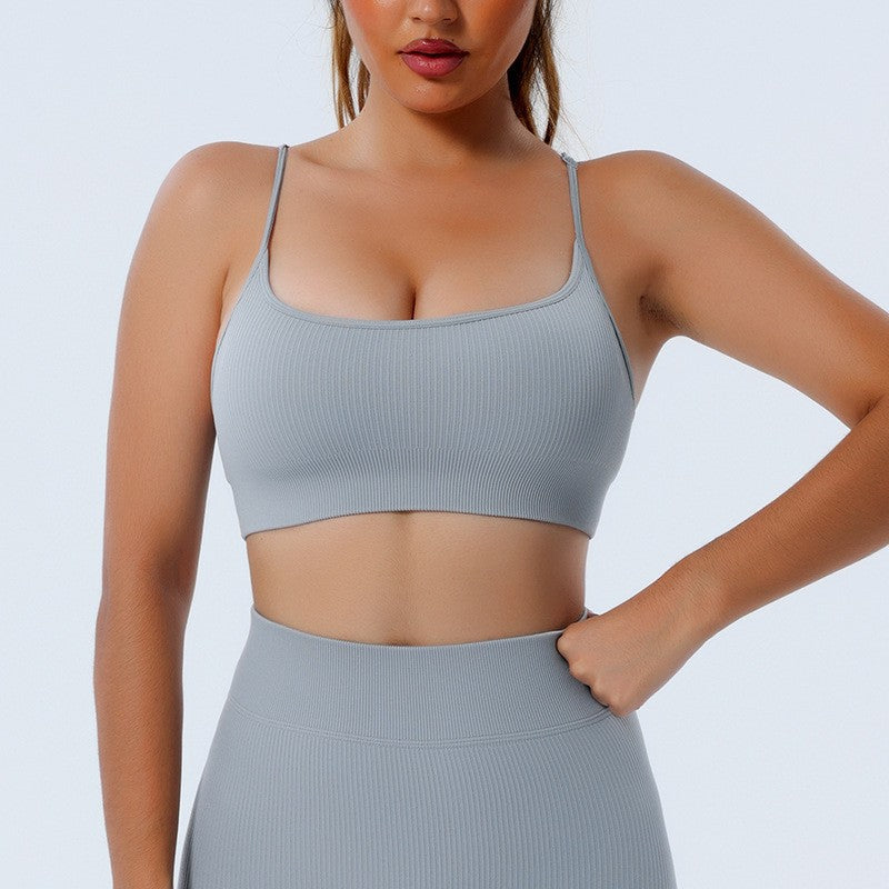 Seamless Yoga Set with Long Sleeve Top and Pants - cas7m