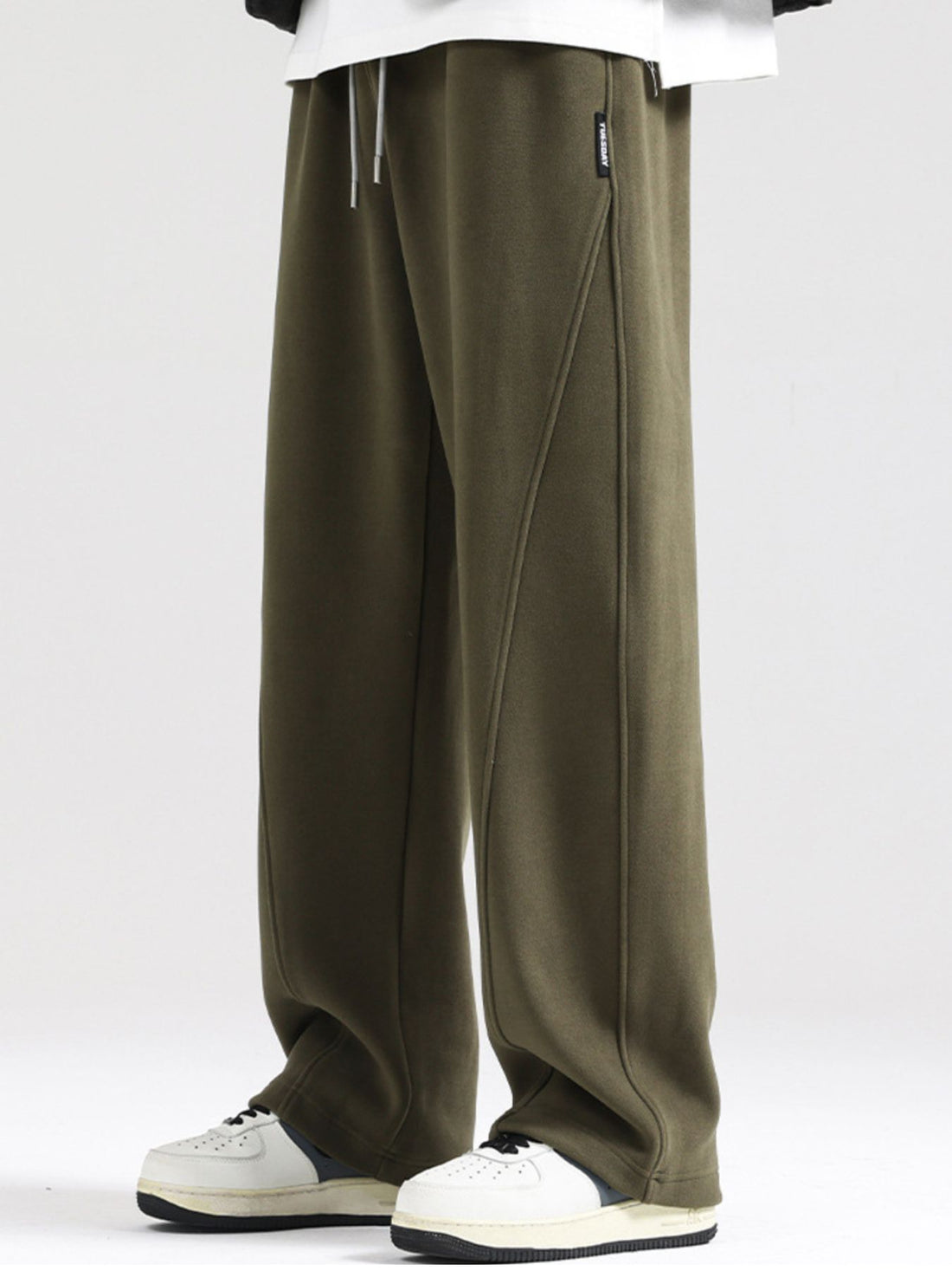 Men's Plus Size Wide Leg Casual Pants - cas7m