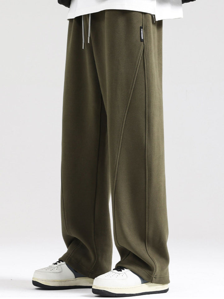 Men's Plus Size Wide Leg Casual Pants - cas7m