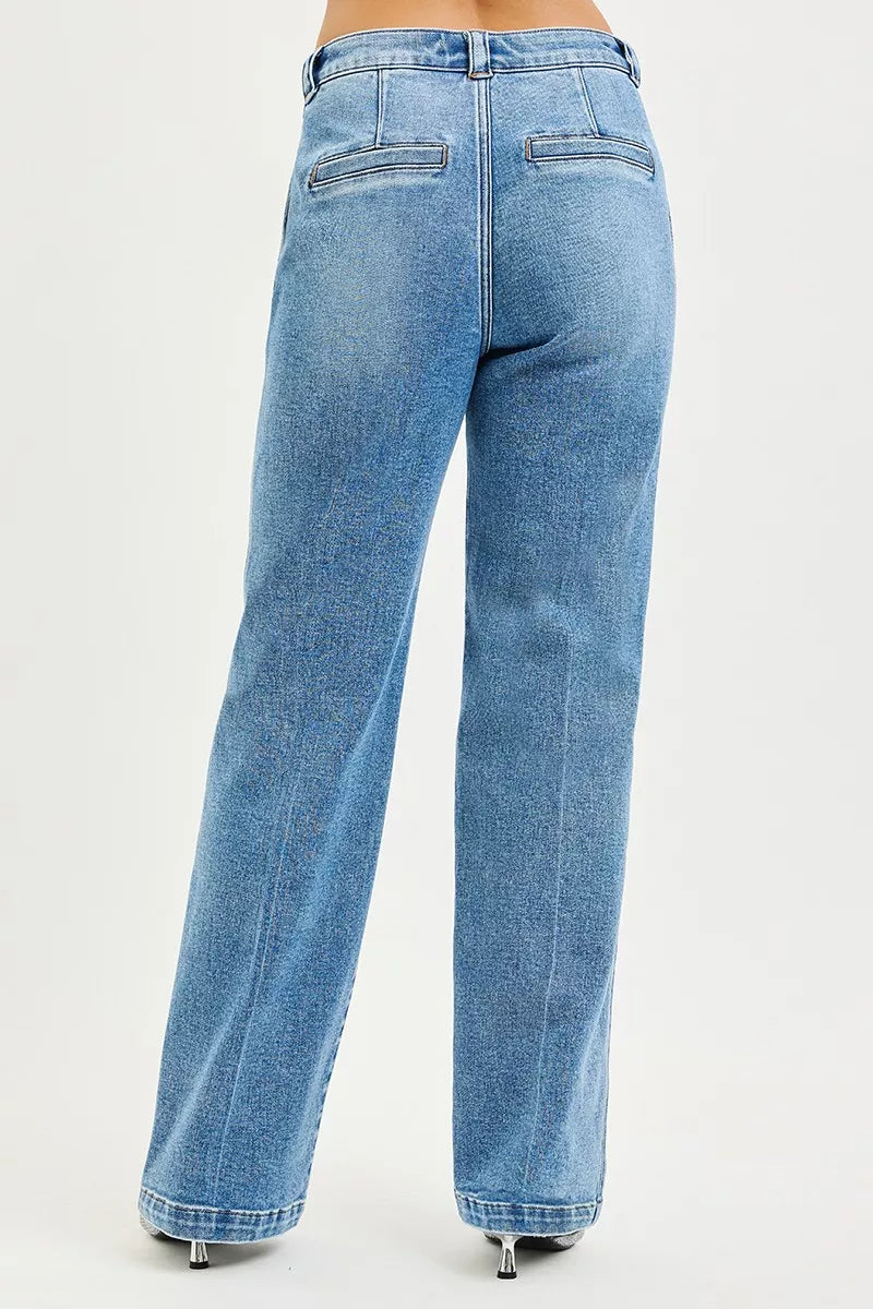 RISEN Slouchy Straight Jeans - cas7m