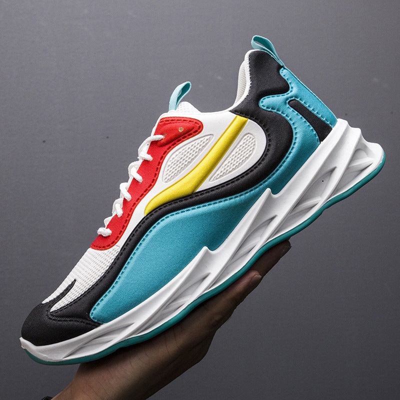 Fashion Running Walking Sports Shoes Non Slip Sneakers Men - cas7m