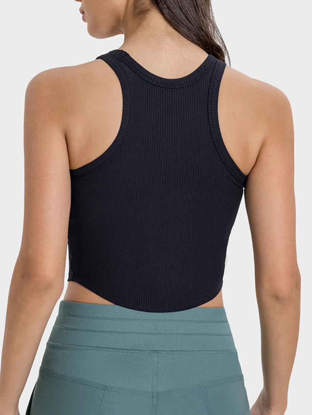 Millennia Round Neck Racerback Active Tank - cas7m