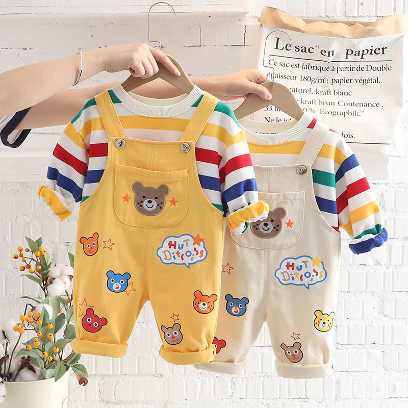 Boys' Top Overalls Suit - cas7m