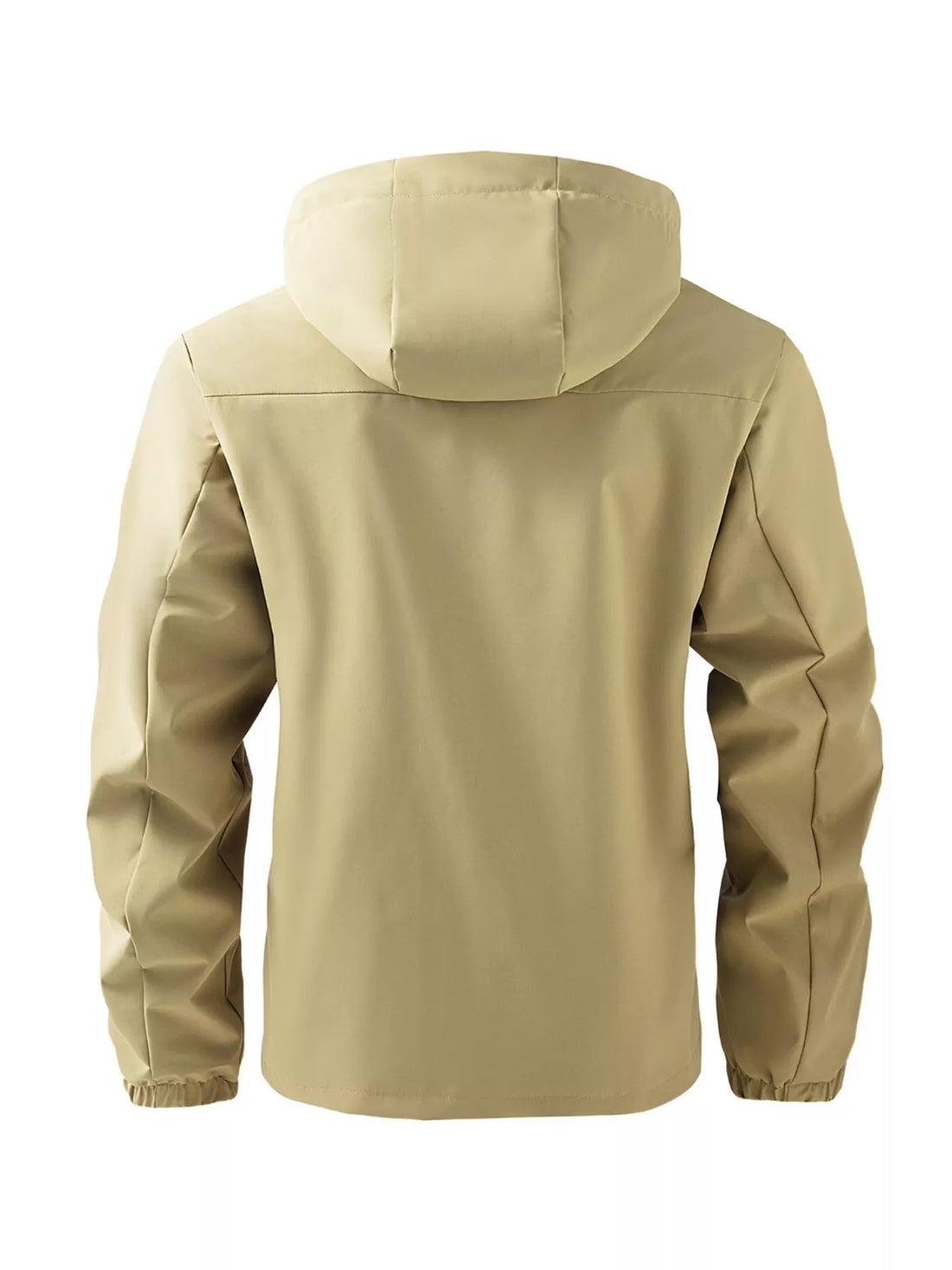 Men's Plus Size Hooded Outdoor Windproof Jacket - cas7m