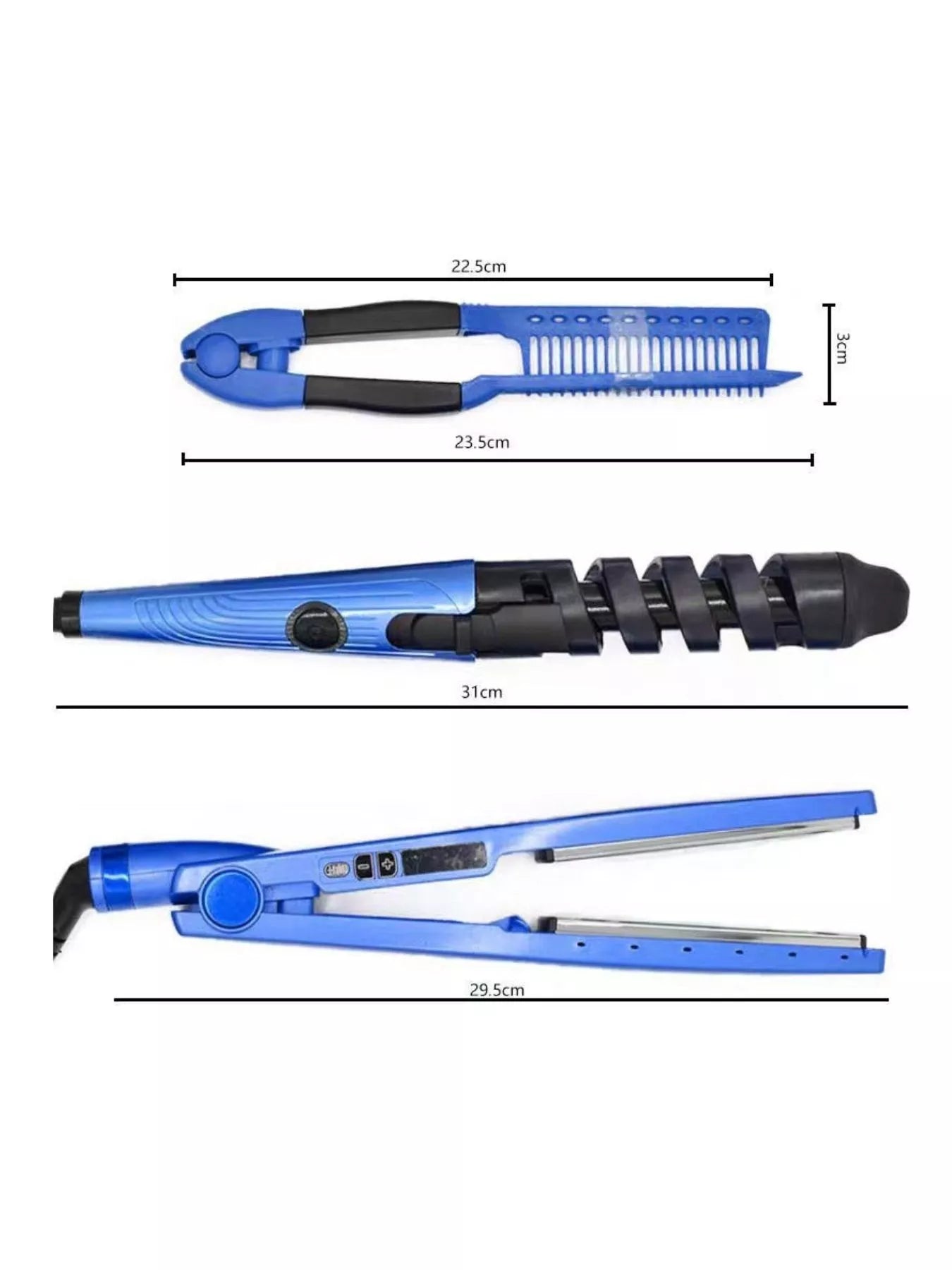 Rapid Heat Salon Curling Iron - Versatile Hair Styling Tool - cas7m