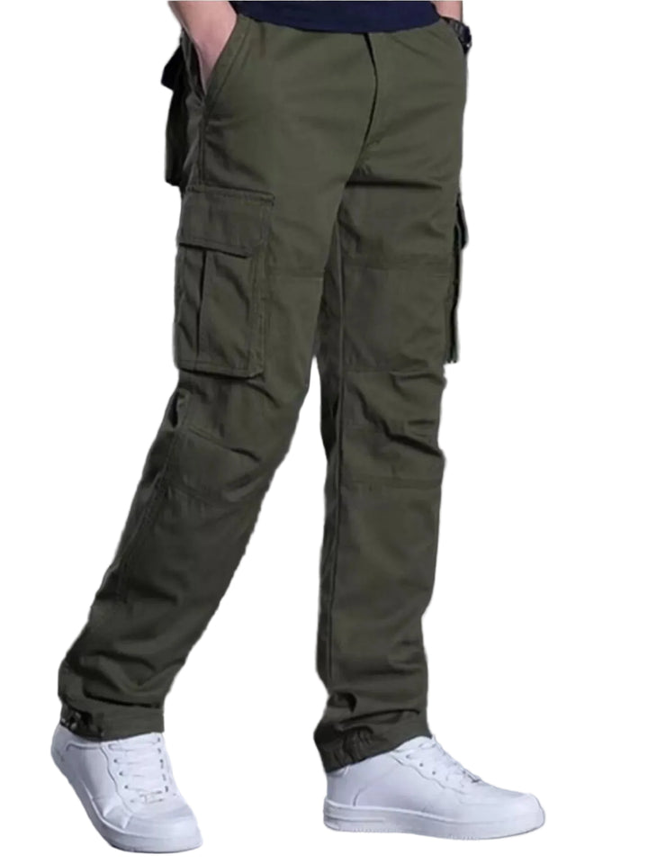 Men's Plus Size Relaxed Fit Cargo Pants - cas7m