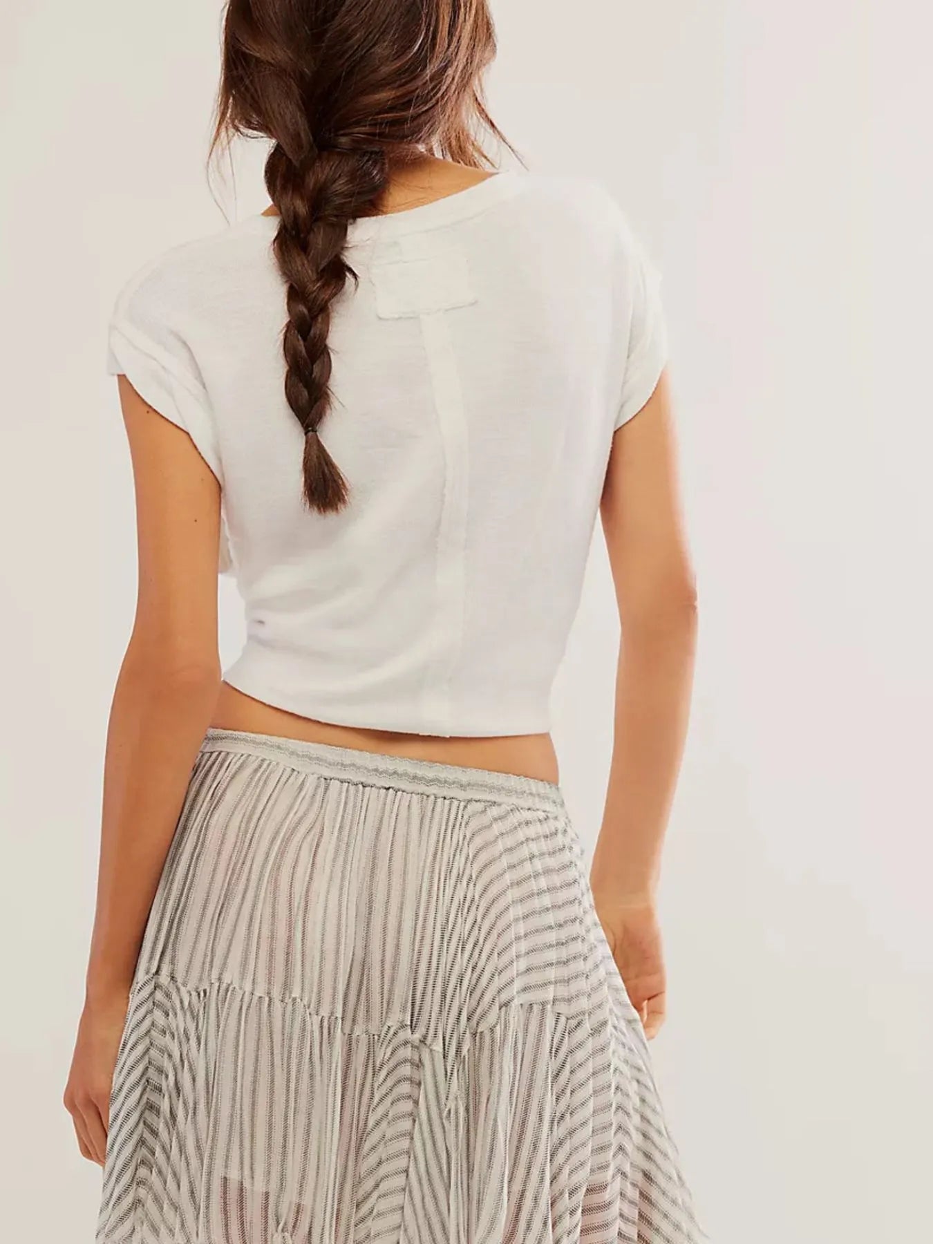 Floral Print Mini Skirt - cas7m