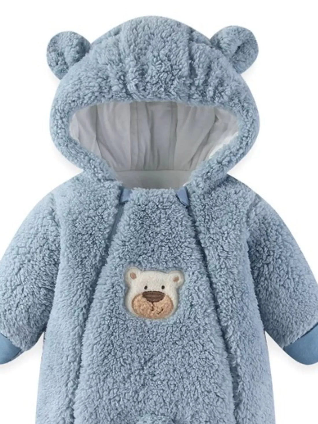 Cute Bunny Hooded Fleece One-Piece - cas7m