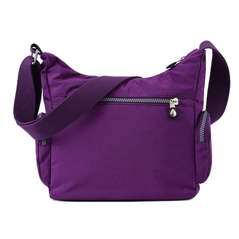 Retro European Nylon Messenger Bag - Stylish Colors & Versatile Use - cas7m
