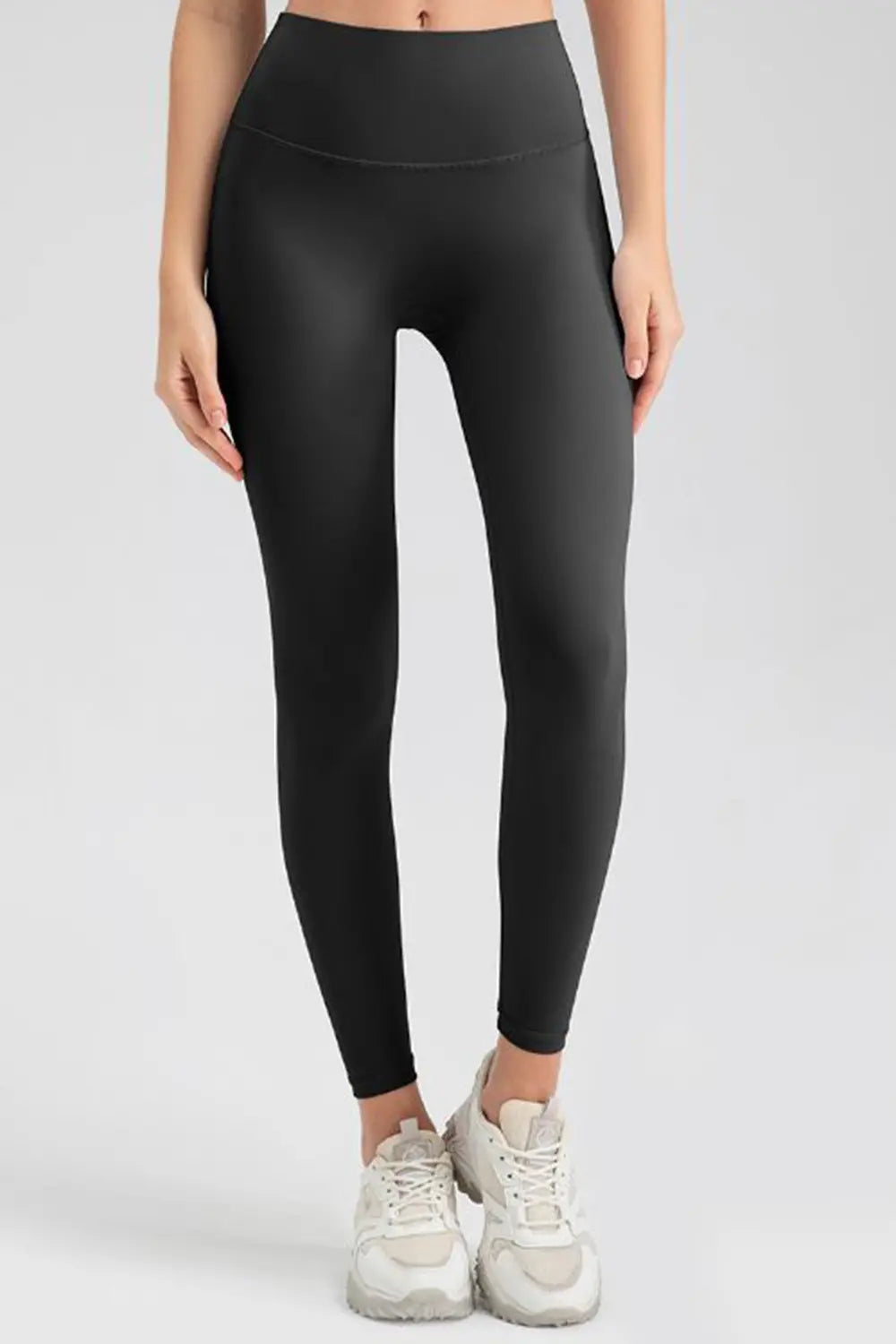 Wide Waistband Sport Leggings - cas7m