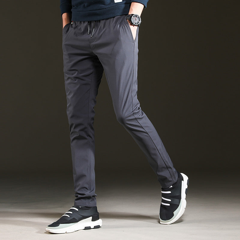 Trendy Slim Mens Pants Loose Cropped Sweatpants - cas7m