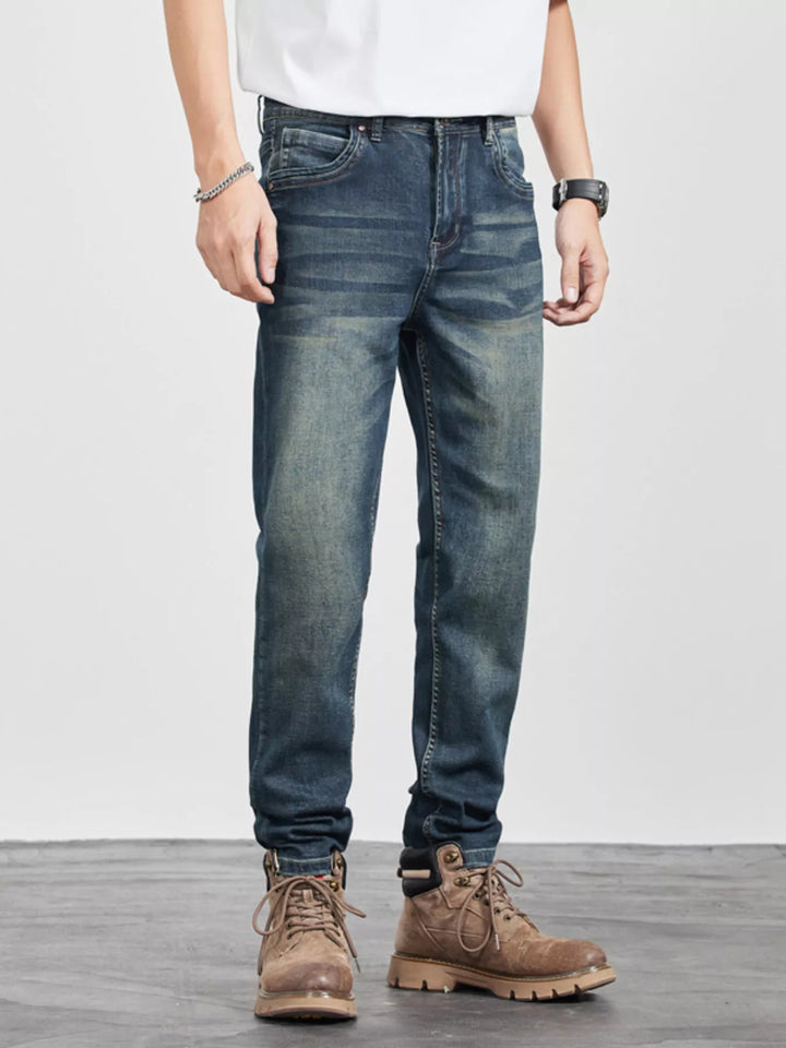Men's Wash Slim Fit Jeans - cas7m