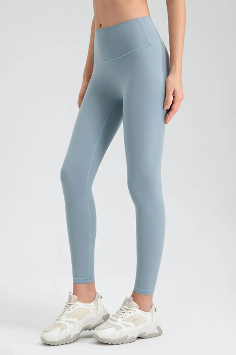 Wide Waistband Sport Leggings - cas7m