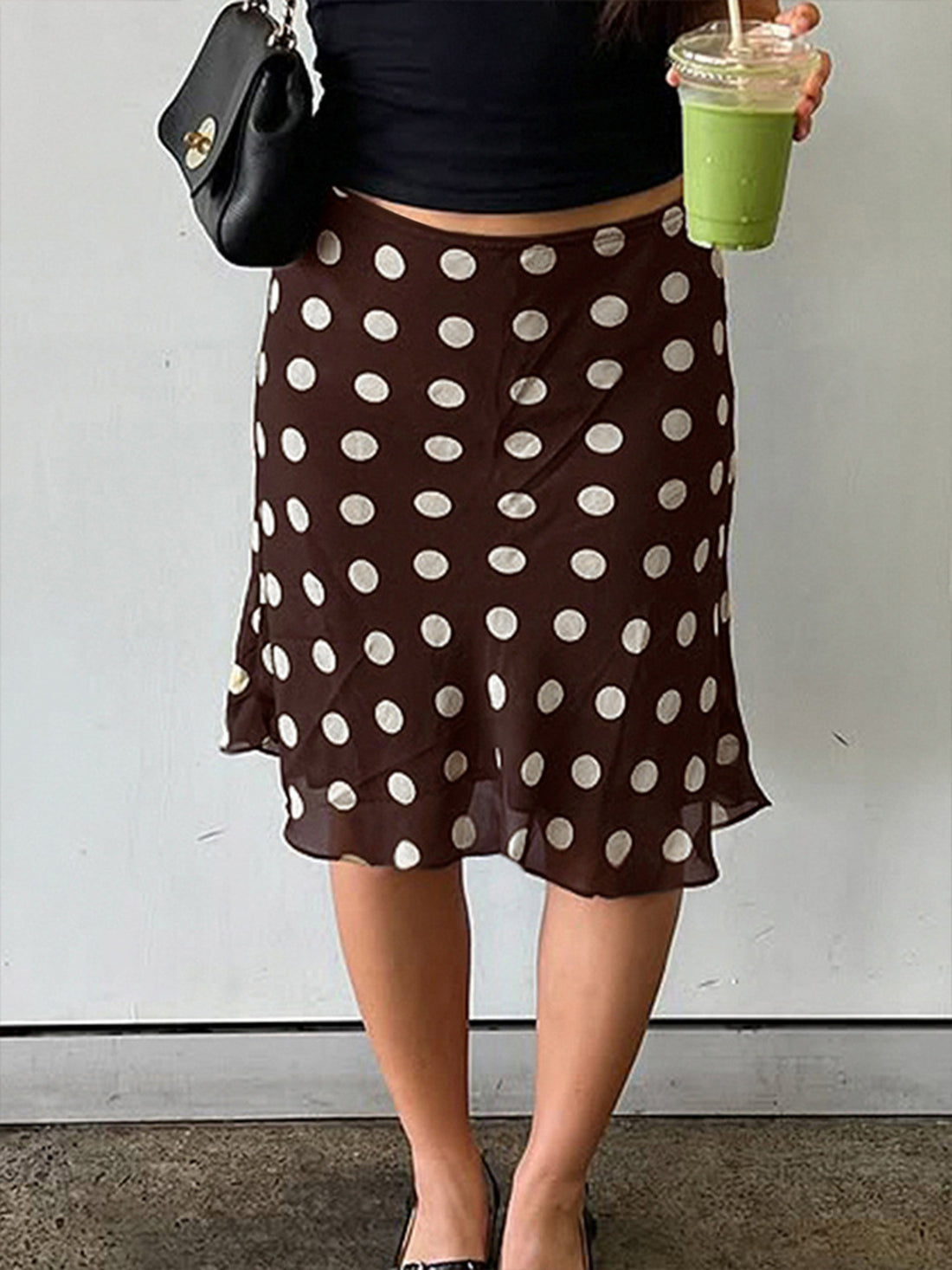 Polka Dot Skirt - cas7m