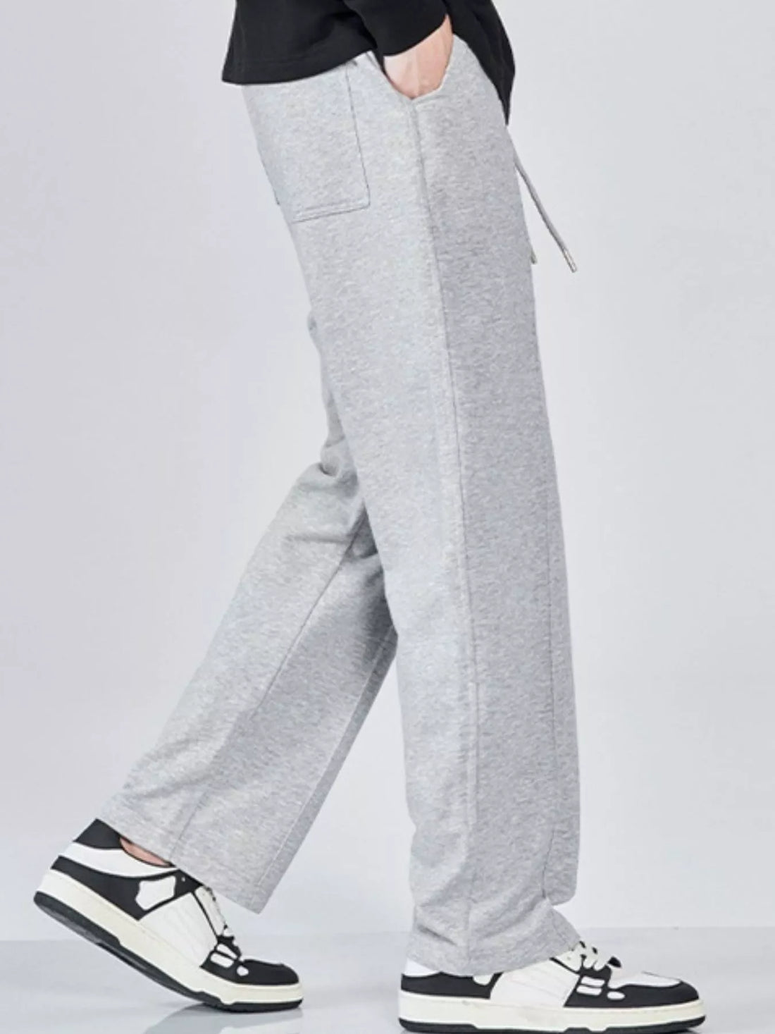 Men's Full Size Casual Drawstring Wide Leg Sweatpants Plus Size - cas7m