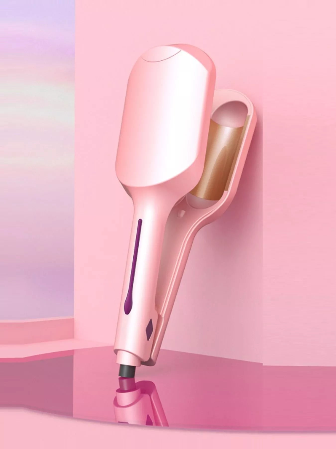QuickHeat Pro Curling Iron: Fast, Safe, Salon-Quality Curls - cas7m