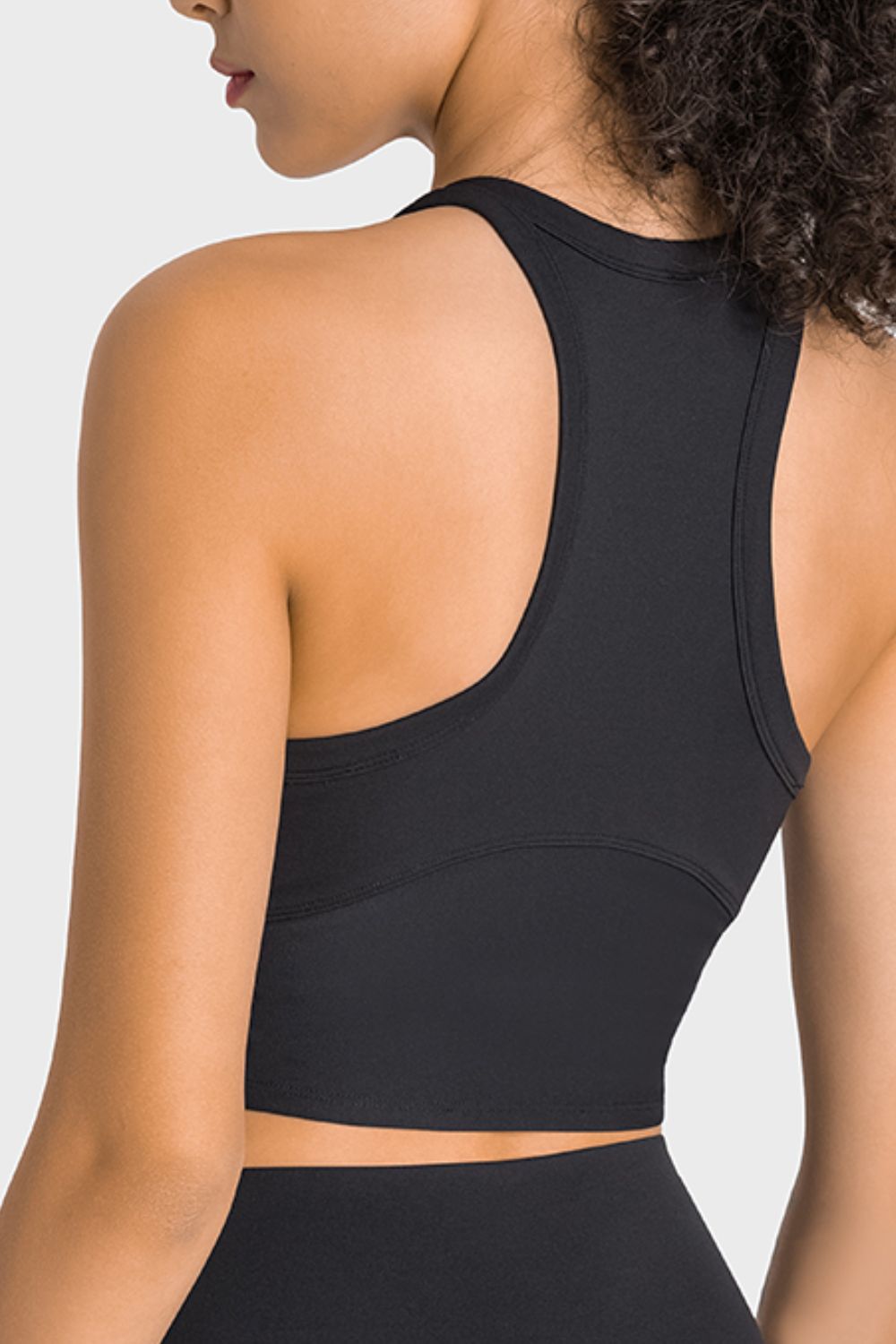 Millennia Racerback Cropped Sports Tank - cas7m