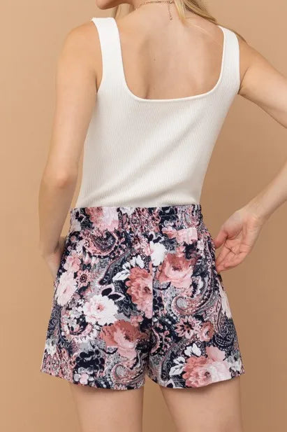 And The Why Wrinkle-free Stretchy Cooling Fabric Shorts - cas7m