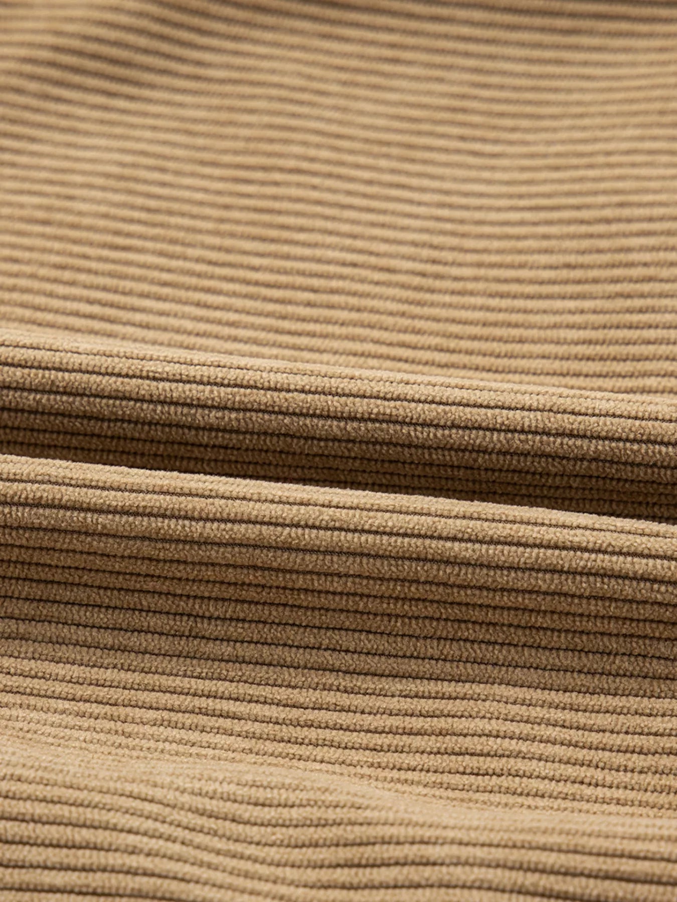 Corduroy Buttoned Front Mini Skirt - cas7m