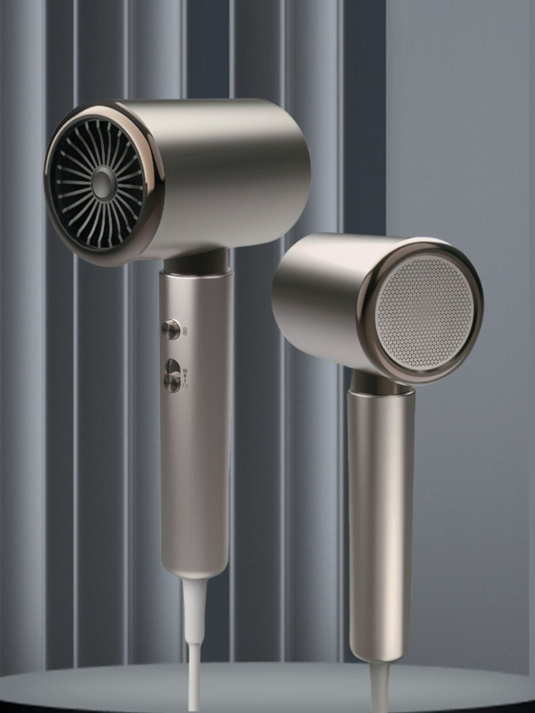 Negative Ion Turbo Hair Dryer: Fast, Frizz-Free, Silky Results - cas7m