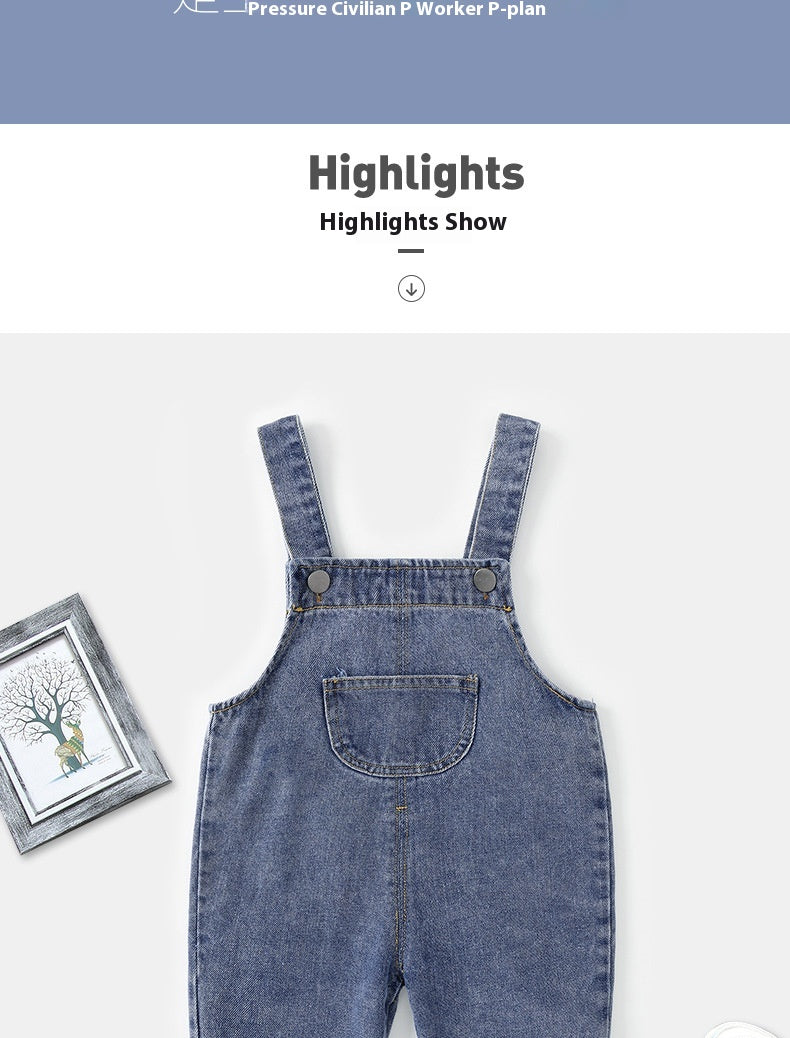 Clothes Fashionable Fashionable Baby Boys' Cute Trousers Spring Korean Style - cas7m