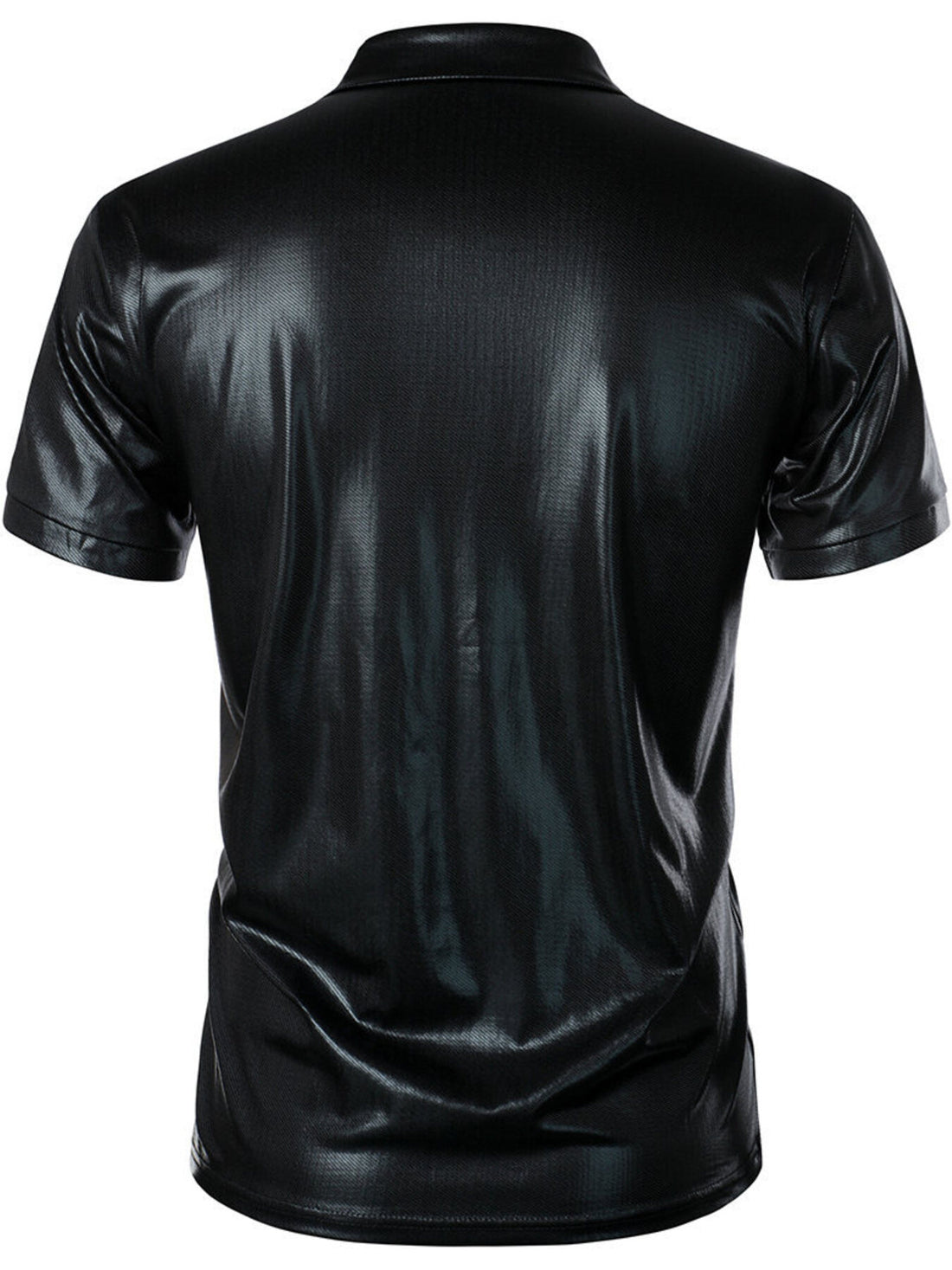 Men's Collared Neck Short Sleeve Polo - cas7m