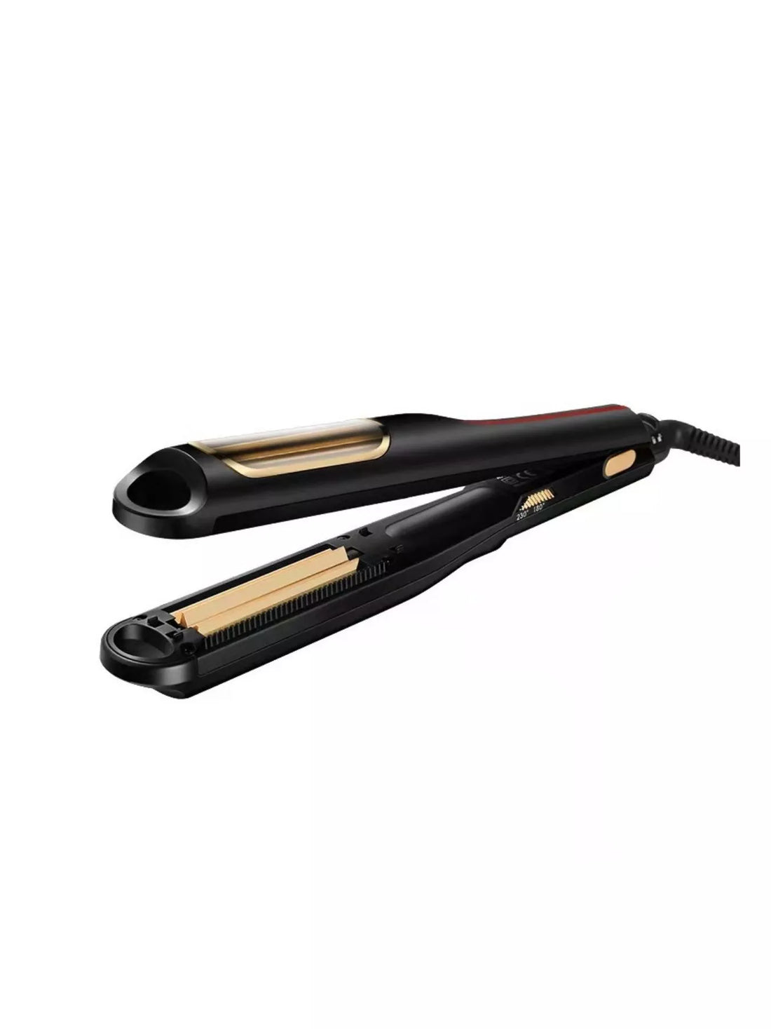 DualStyle Pro 2-in-1 Curling & Straightening Hair Tool, Constant Heat - cas7m