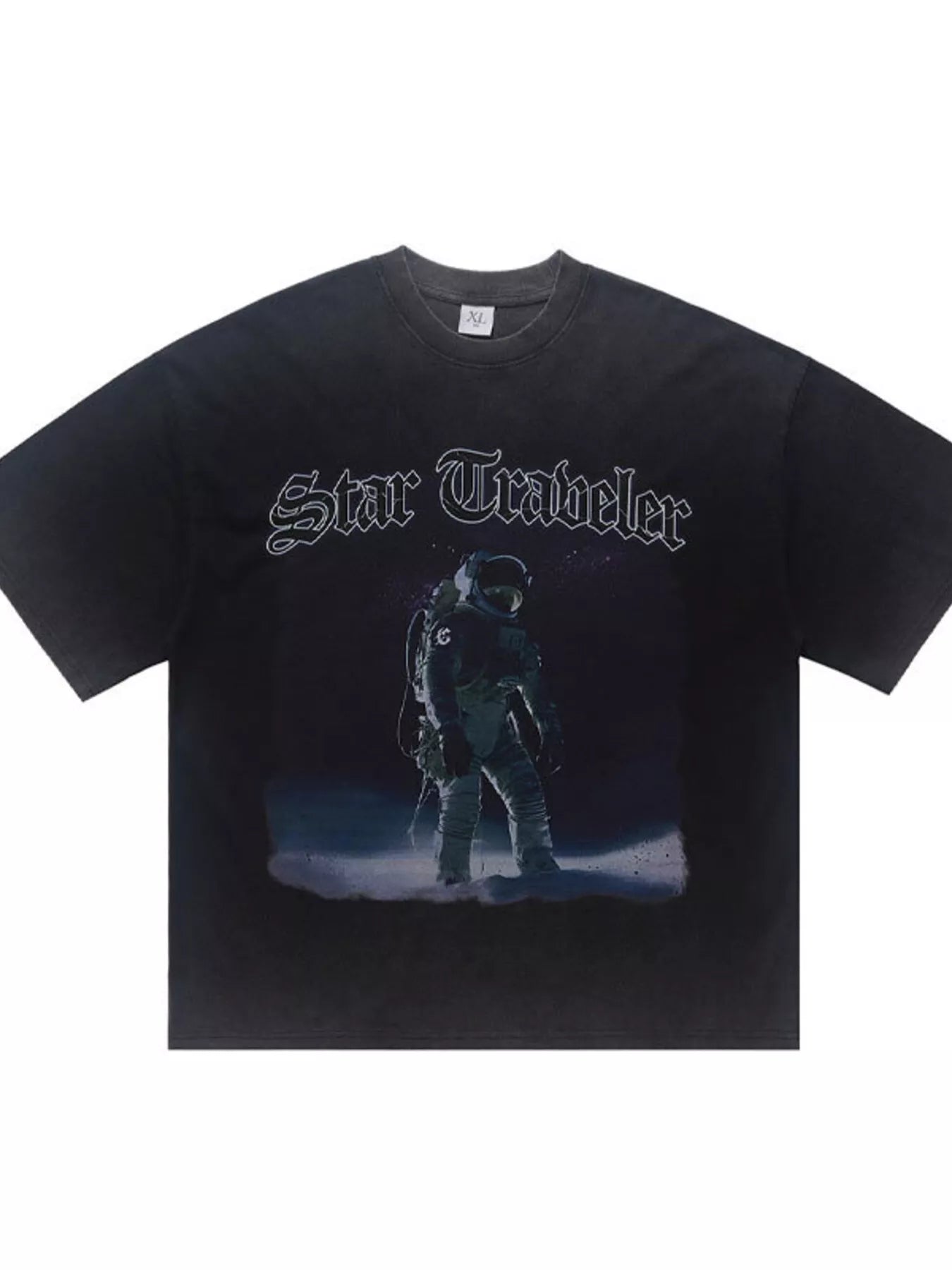 Men's Star Traveler Graphic Oversized T-Shirt - cas7m