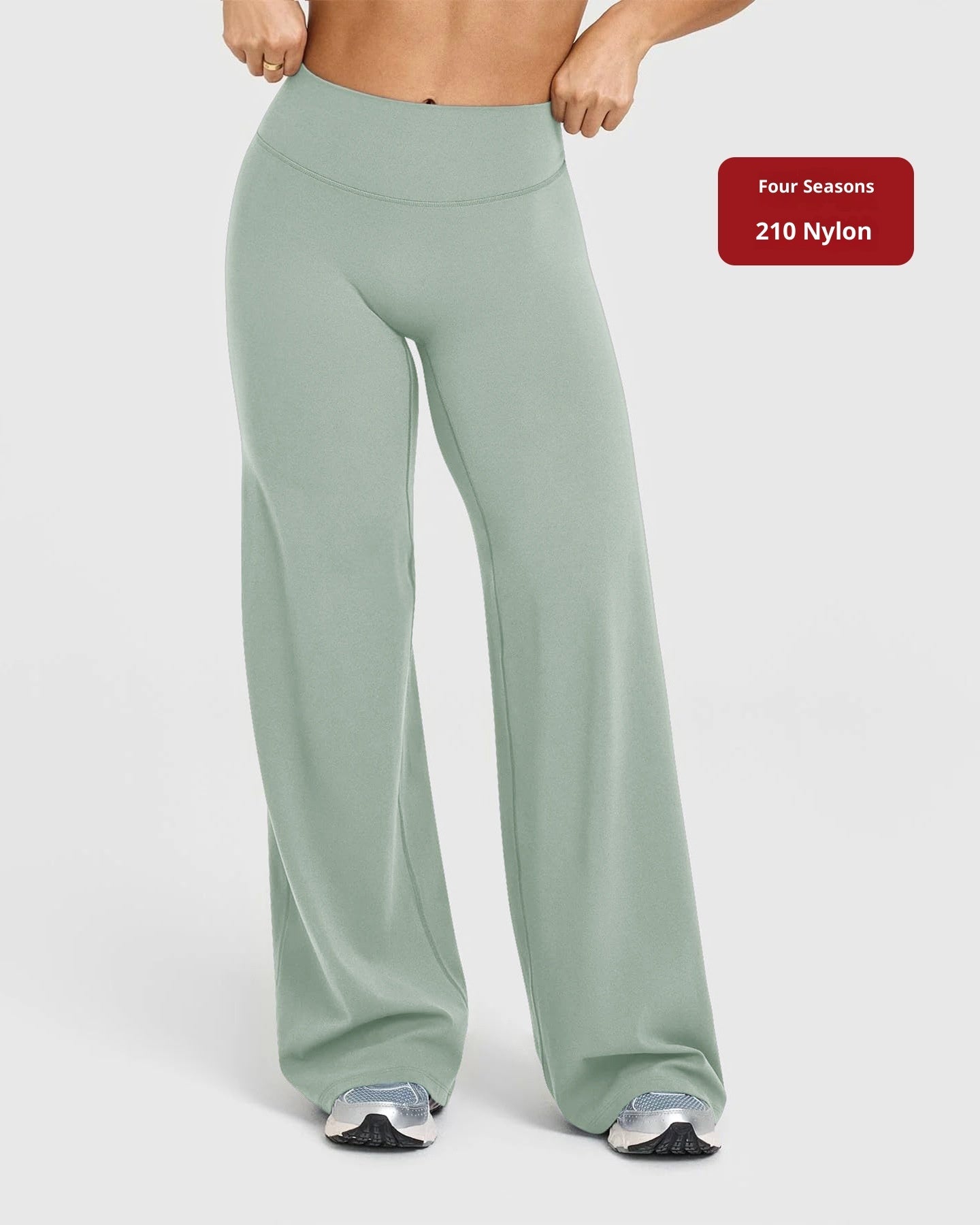 Slimming Casual Straight-leg Women's Wide Leg Sports Yoga Pants - cas7m