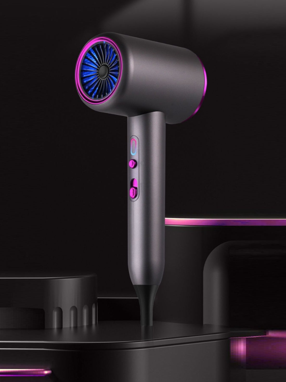 High-Speed Hair Dryer with Temperature Control - cas7m