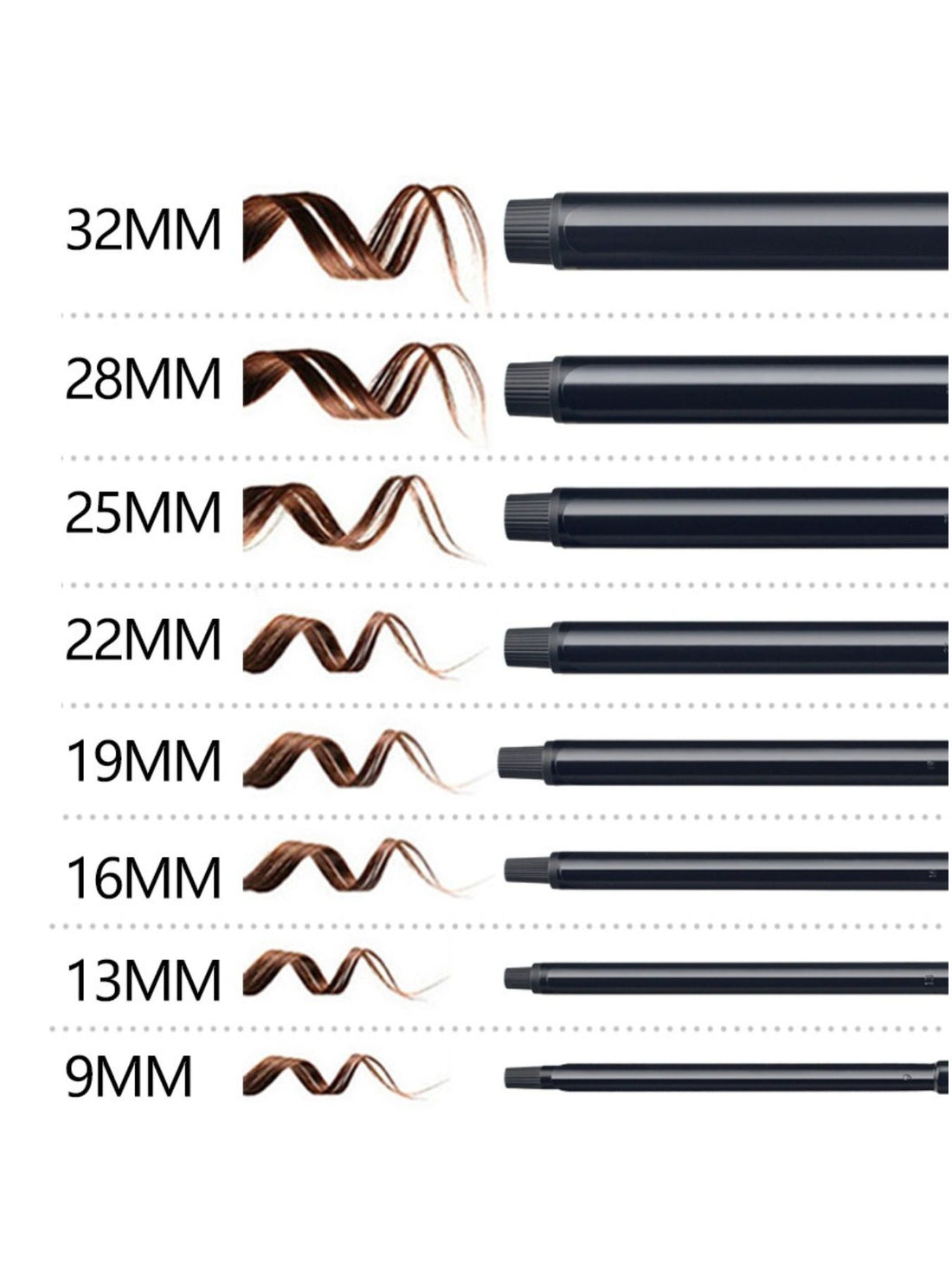 Precision Temperature-Controlled Anti-Scald Travel Curling Iron - cas7m