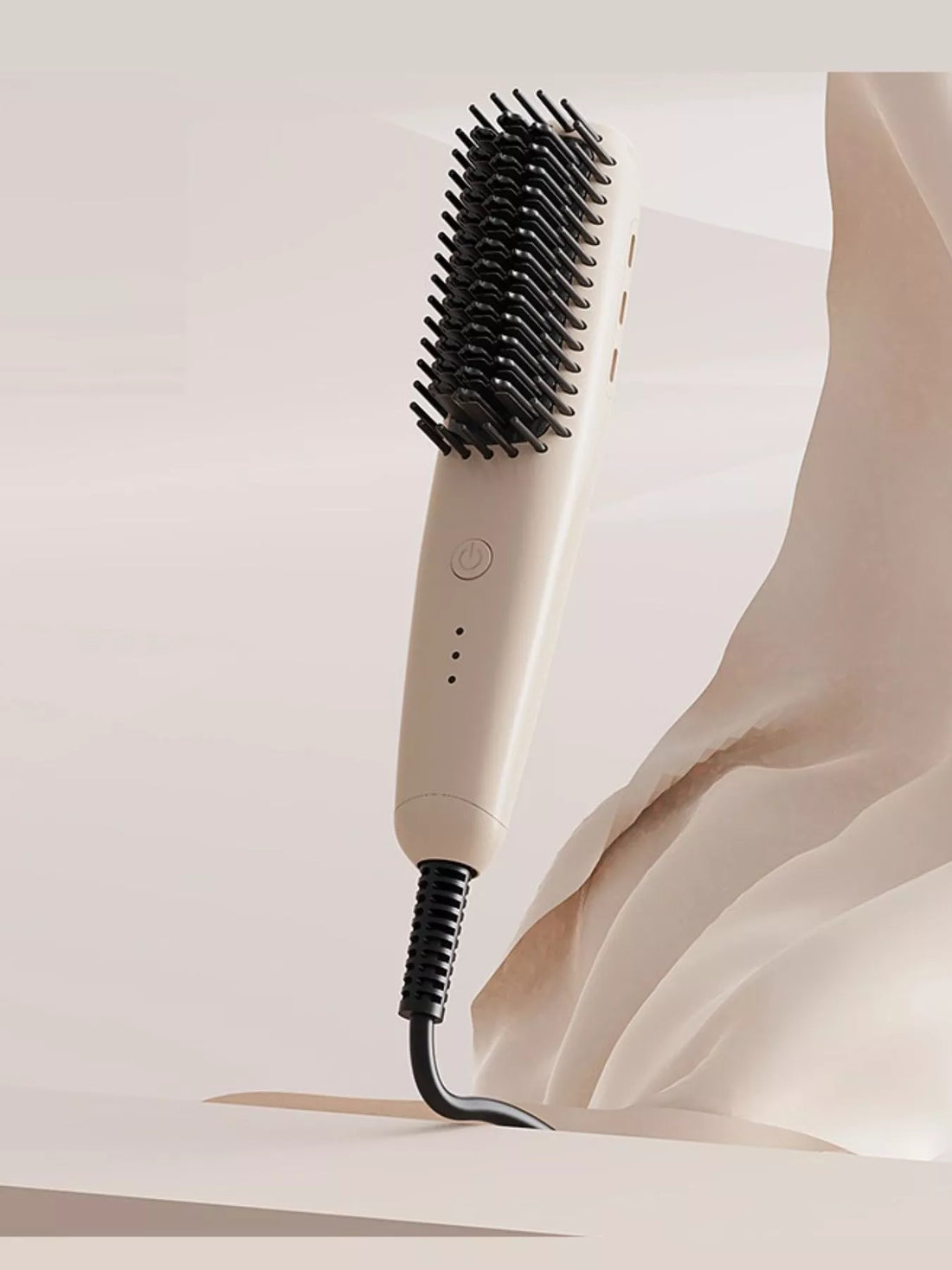 QuickHeat Precision Hair Styling Comb - Sleek & Shine Perfection - cas7m