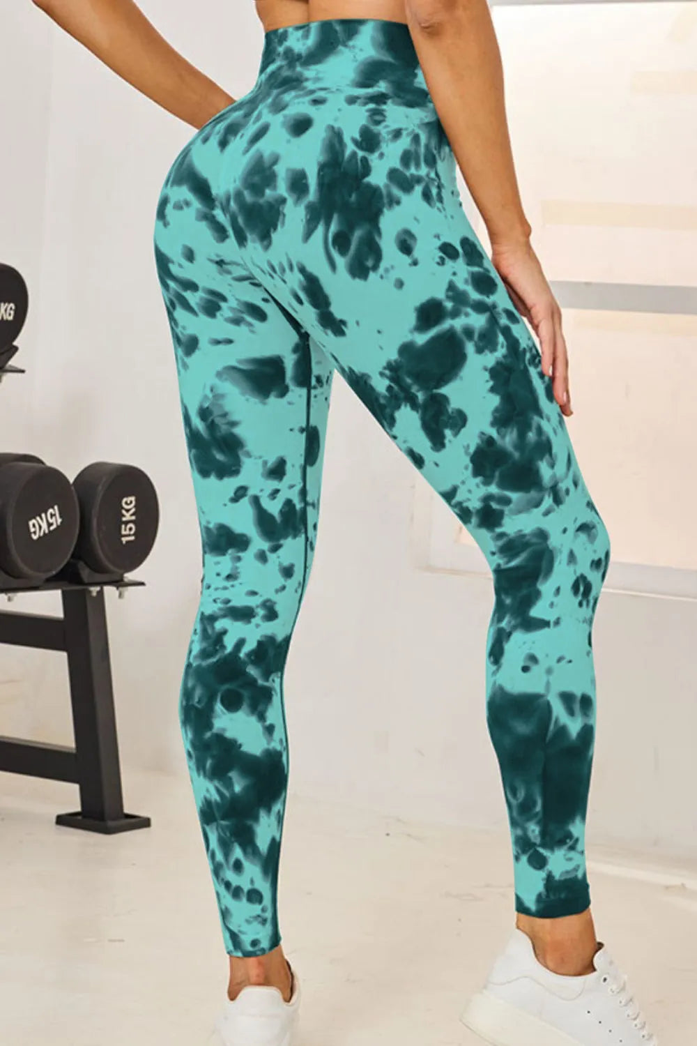 Basic Stretch Nylon-Spandex Leggings - Comfort Fit - cas7m