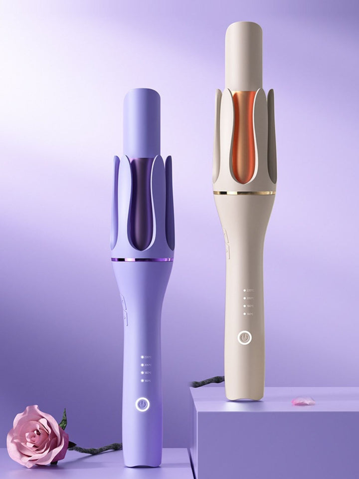 Automatic Rotating Ceramic Hair Curler - Salon-Quality Glamour - cas7m