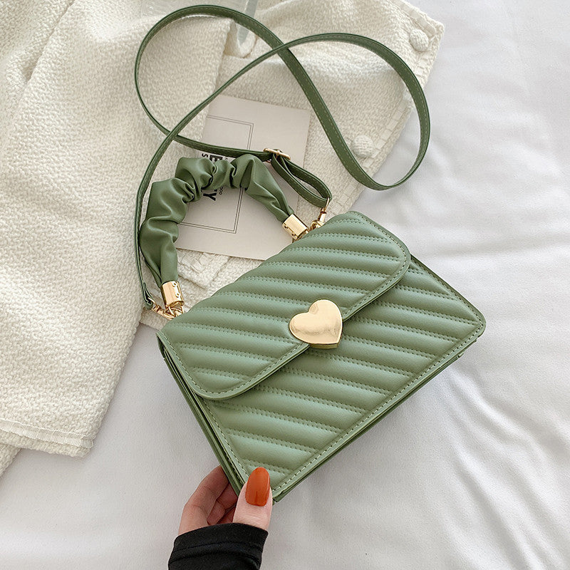 Chic PU Mini Square Shoulder Bag with Magnetic Closure - cas7m