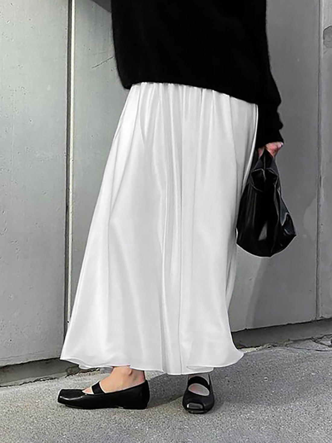 Elastic Waist Skirt - cas7m