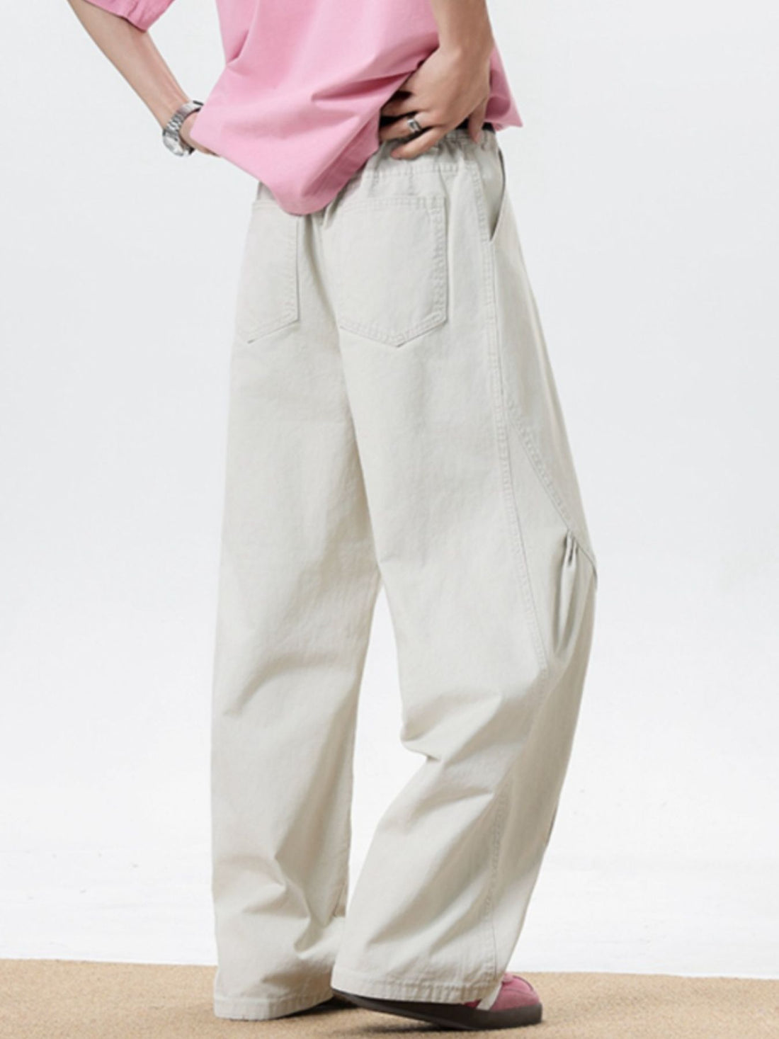 Men's Plus Size Wide Leg Pants - cas7m