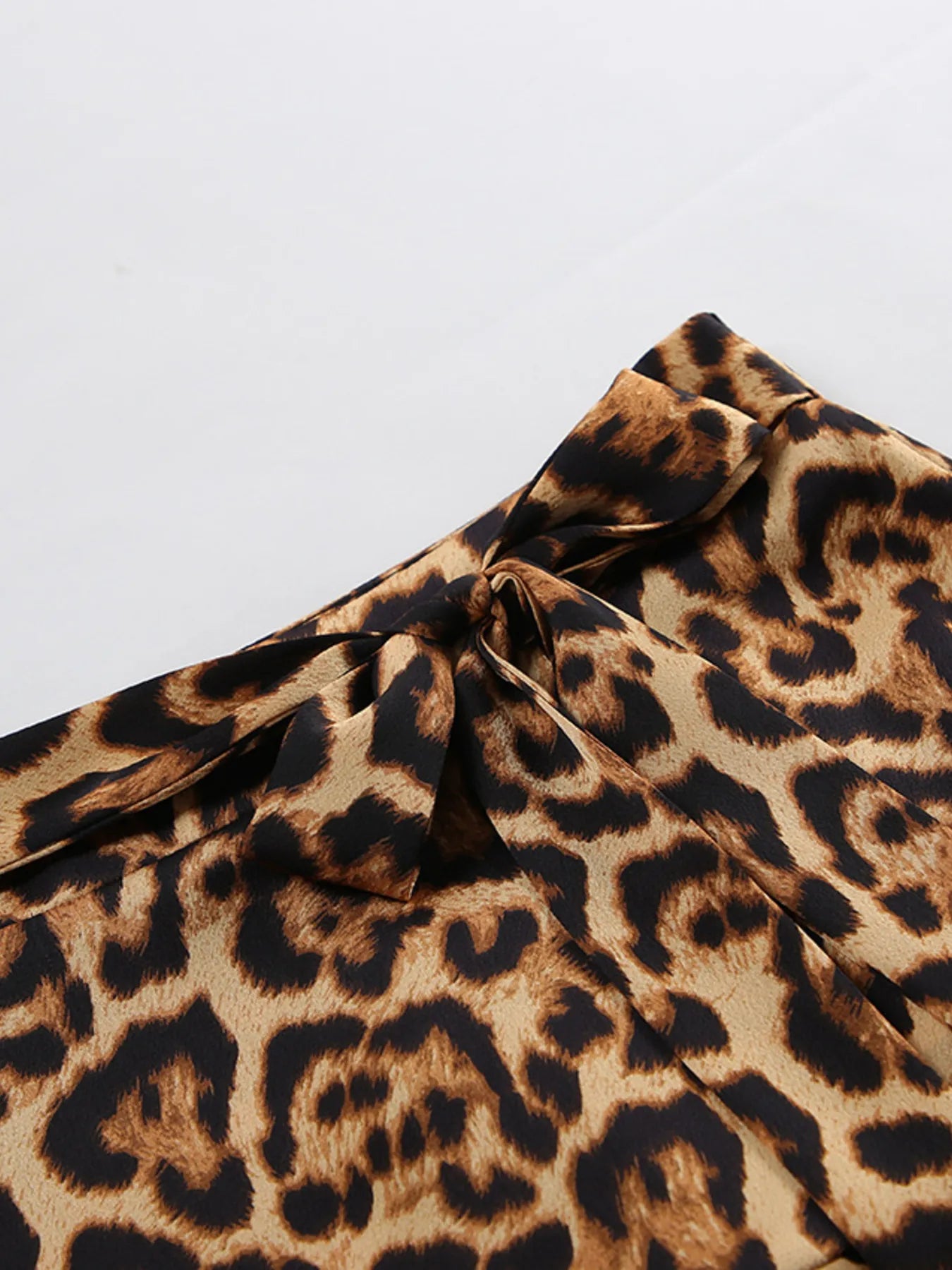 Leopard Print Mini Skirt - cas7m