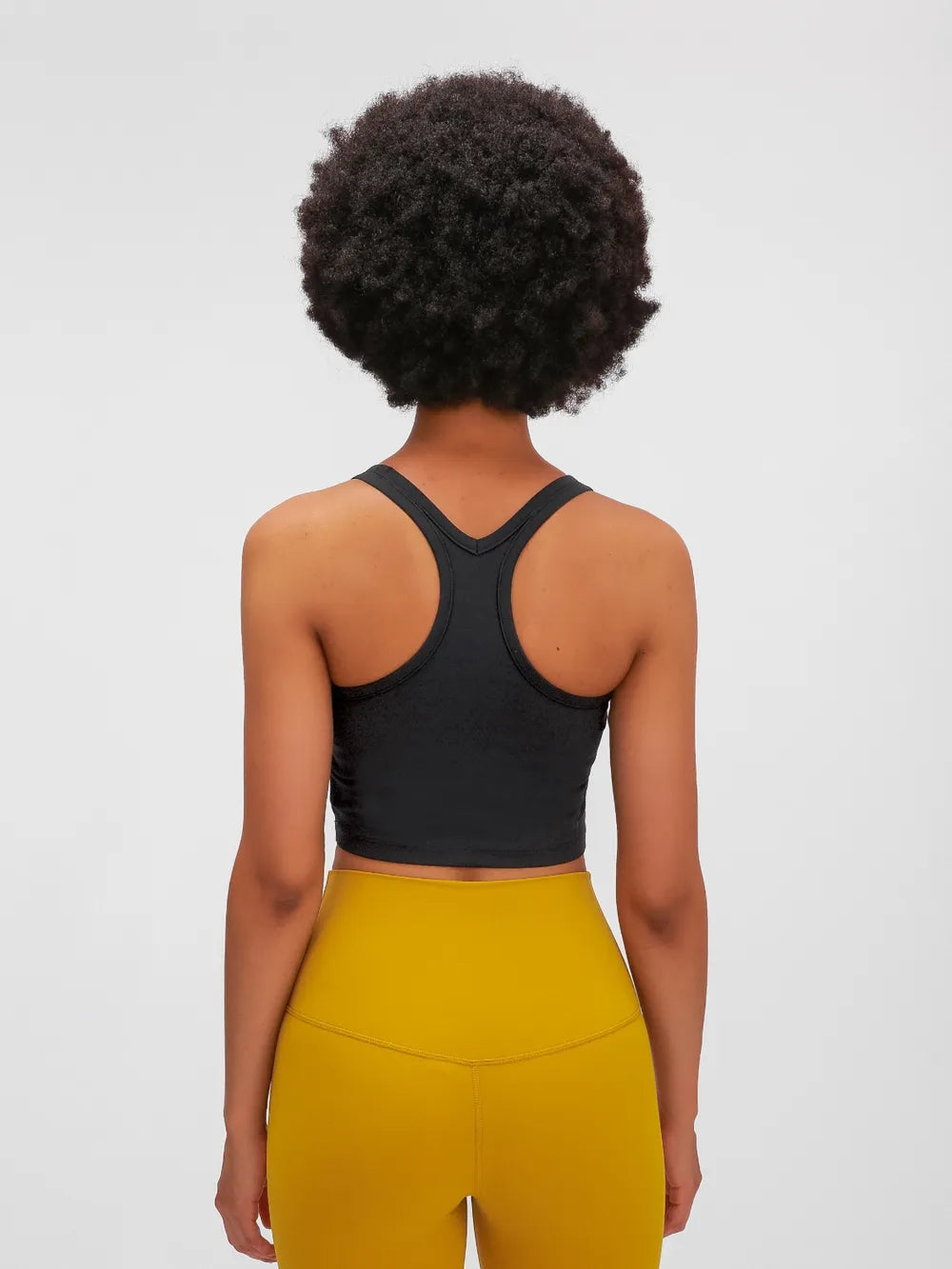 Millennia Scoop Neck Active Tank with Detachable Chest Pads - cas7m